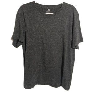 H&M Large Men's T-Shirt Black with White Specks